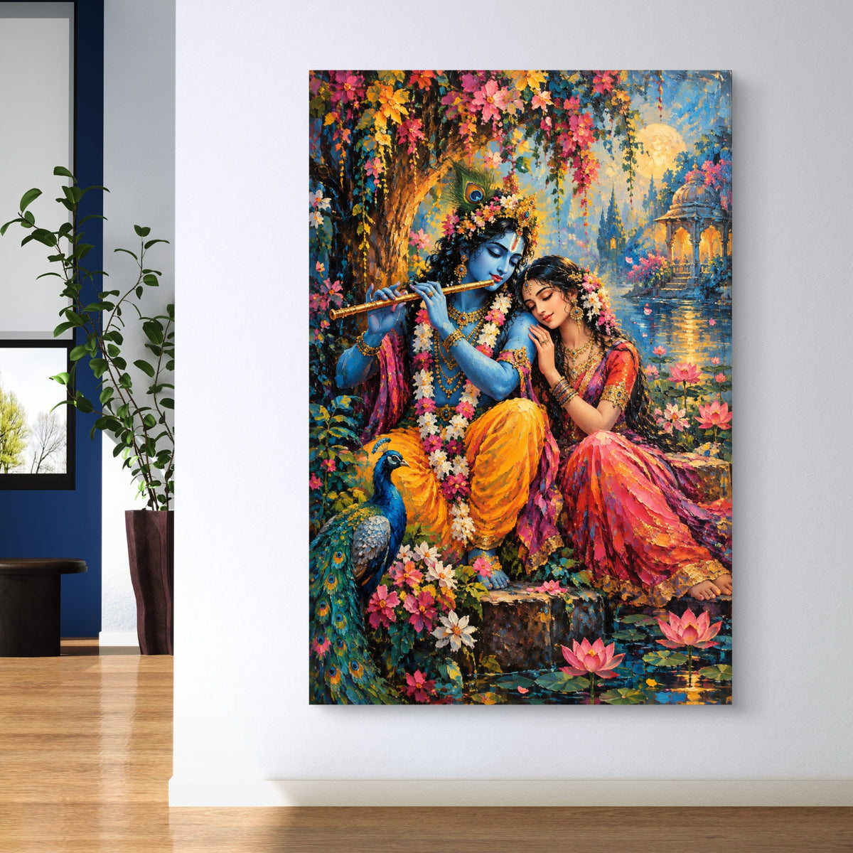 Radha Krishna Premium Canvas Painting - Buy Online | Decor By Neon