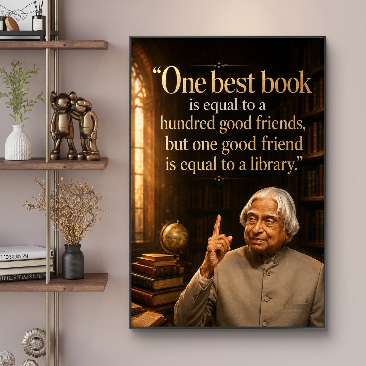 APJ Abdul Kalam Premium Canvas Painting - Buy Online | Decor By Neon