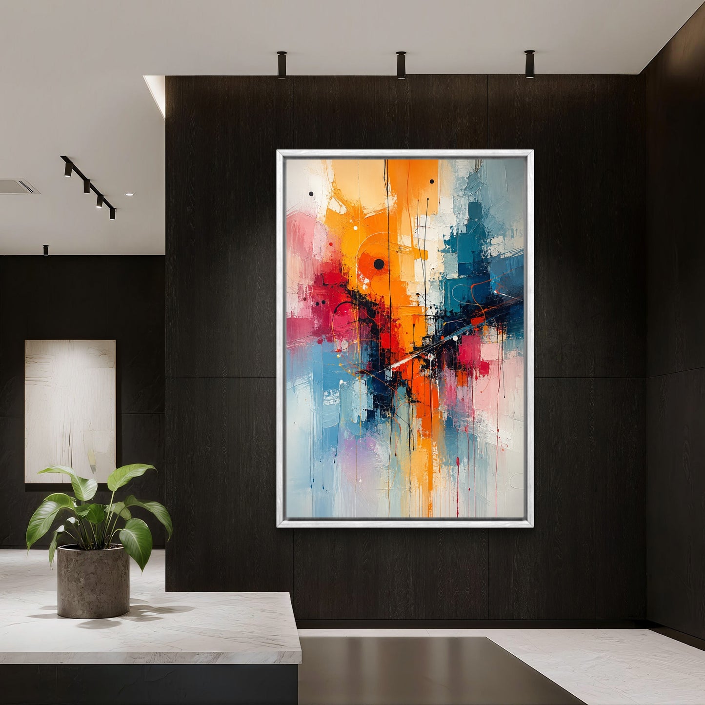 Abstract Art Premium Canvas Painting - Buy Online | Decor By Neon