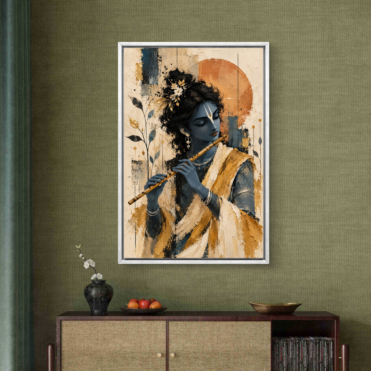 Lord Krishna Premium Canvas Painting - Buy Online | Decor By Neon