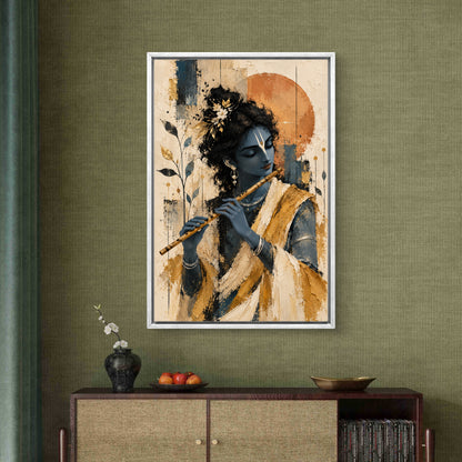 Lord Krishna Premium Canvas Painting