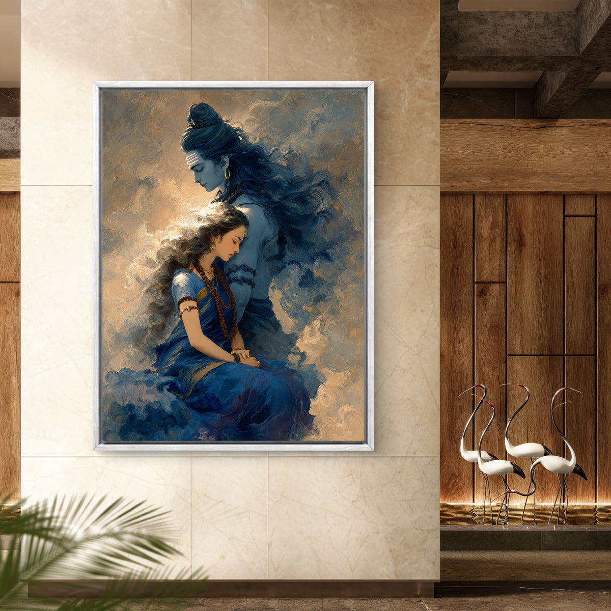 Lord Shiva Premium Canvas Painting - Buy Online | Decor By Neon