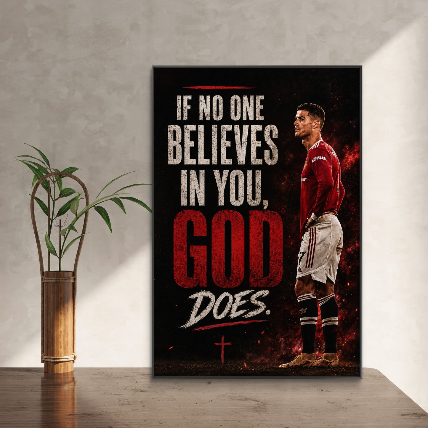 Cristiano Ronaldo Premium Canvas Painting - Buy Online | Decor By Neon