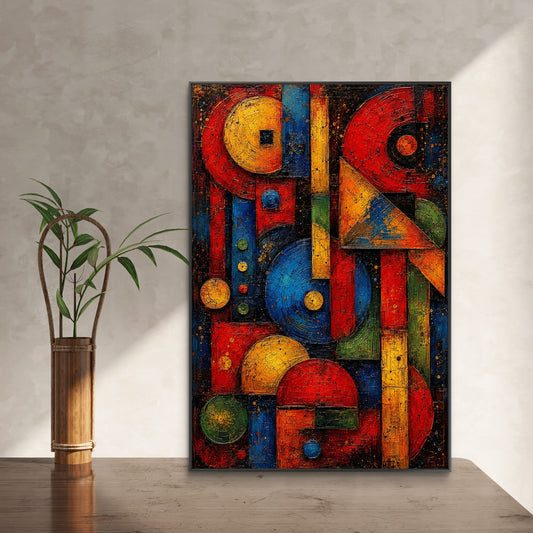 Abstract Art Premium Canvas Painting - Canvas Wall Art | Decor By Neon