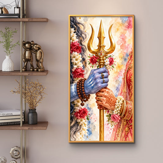 Lord Shiva Premium Canvas Painting - Premium Wall Art | Decor By Neon