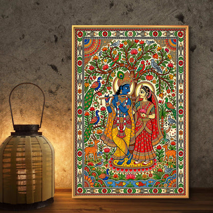Radha Krishna Premium Canvas Painting