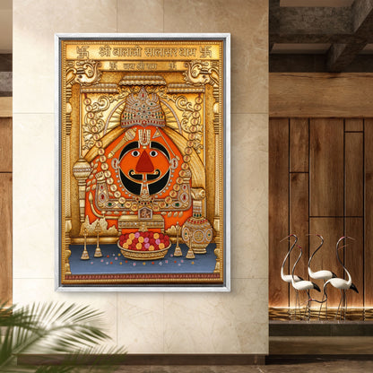 Shri Salasar Balaji Premium Canvas Painting