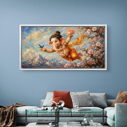 Lord Ganesha Premium Canvas Painting