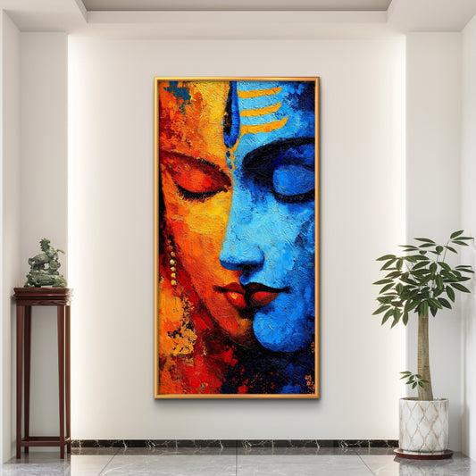 Lord Shiva Premium Canvas Painting - Premium Wall Art | Decor By Neon