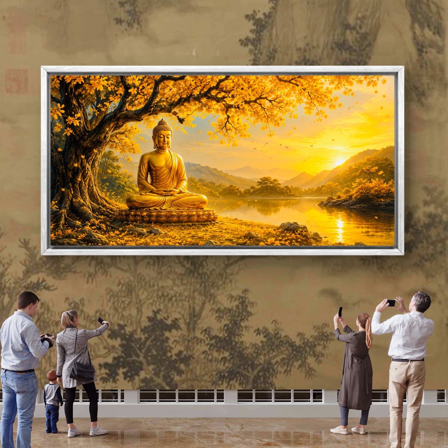 Lord Buddha Premium Canvas Painting - Buy Online | Decor By Neon