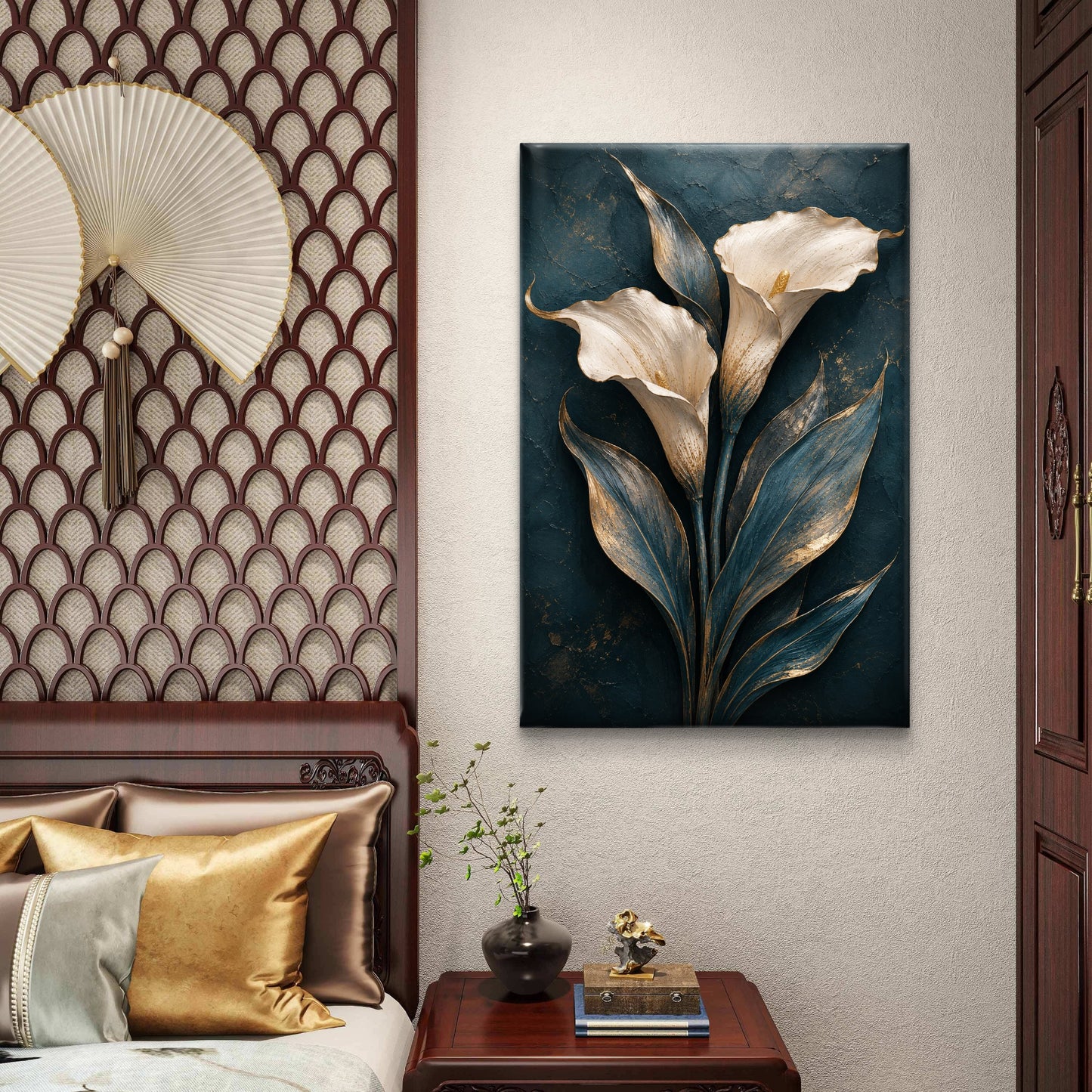 Botanical Luxury Premium Canvas Painting - Buy Online | Decor By Neon