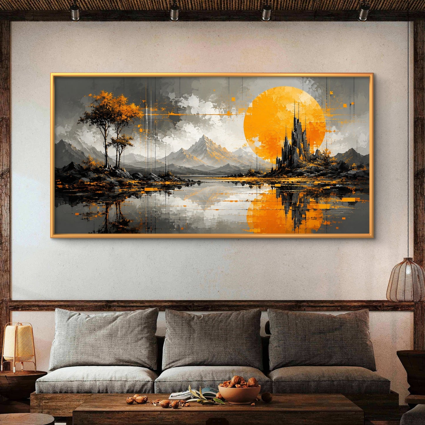 Abstract Art Premium Canvas Painting - Buy Online | Decor By Neon
