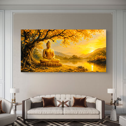 Lord Buddha Premium Canvas Painting