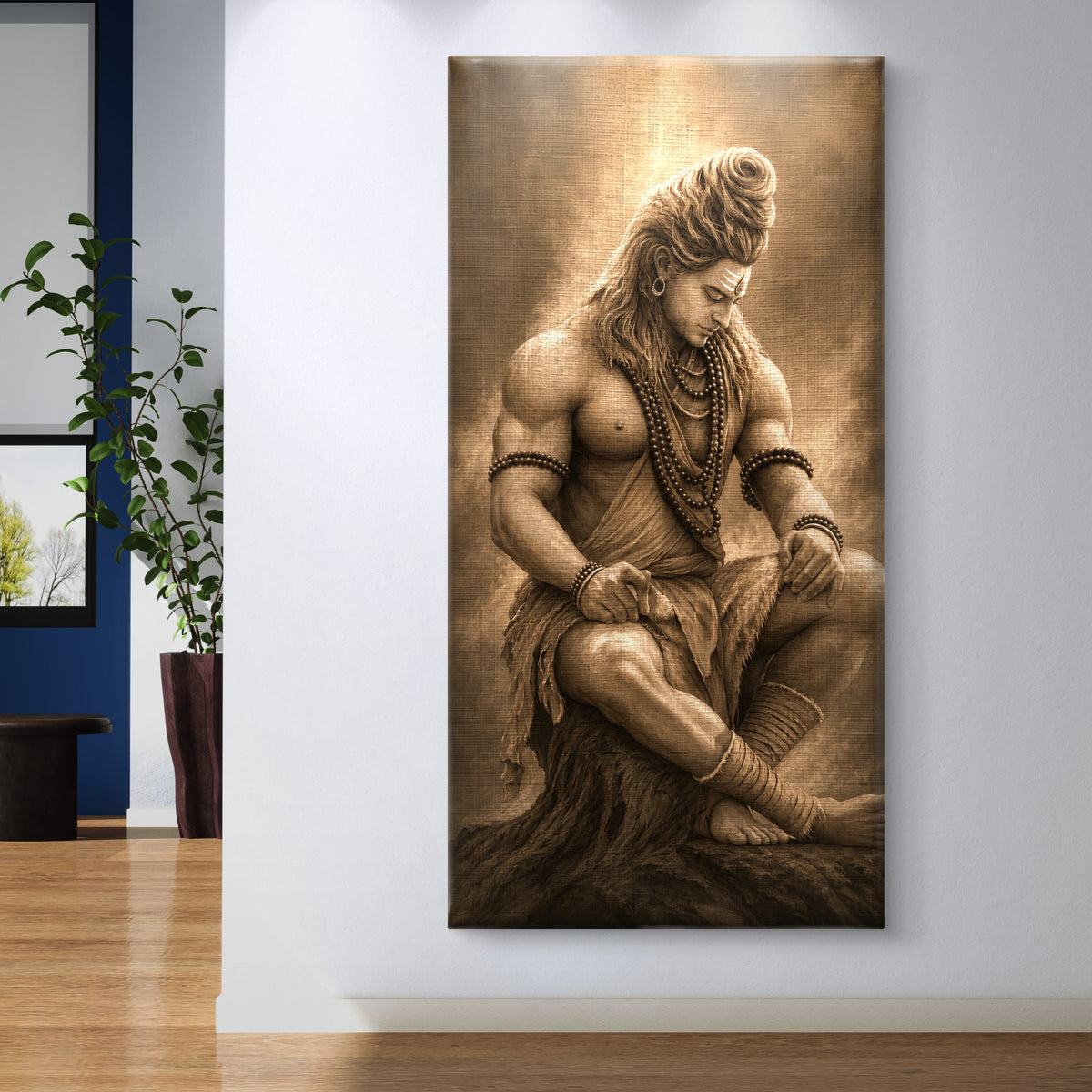 Lord Shiva Premium Canvas Painting - Buy Online | Decor By Neon