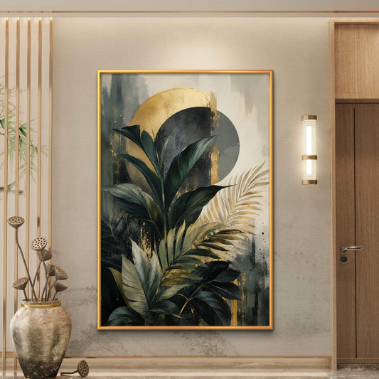 Botanical Luxury Premium Canvas Painting - Premium Wall Art | Decor By Neon
