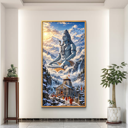 Lord Shiva Premium Canvas Painting