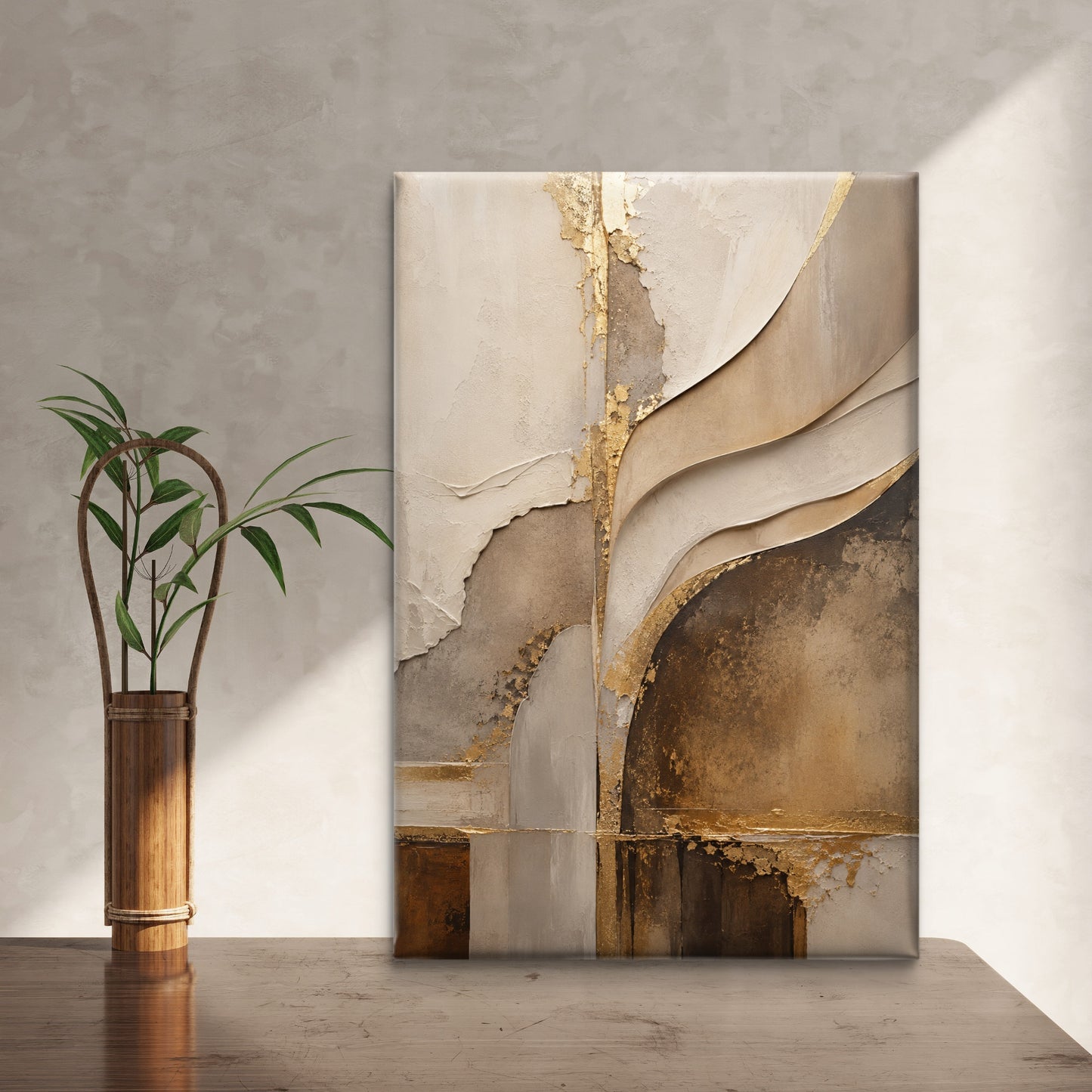 Luxury Neutral Premium Canvas Painting - Buy Online | Decor By Neon