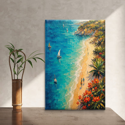Modern Interiors Portrait Premium Canvas Painting