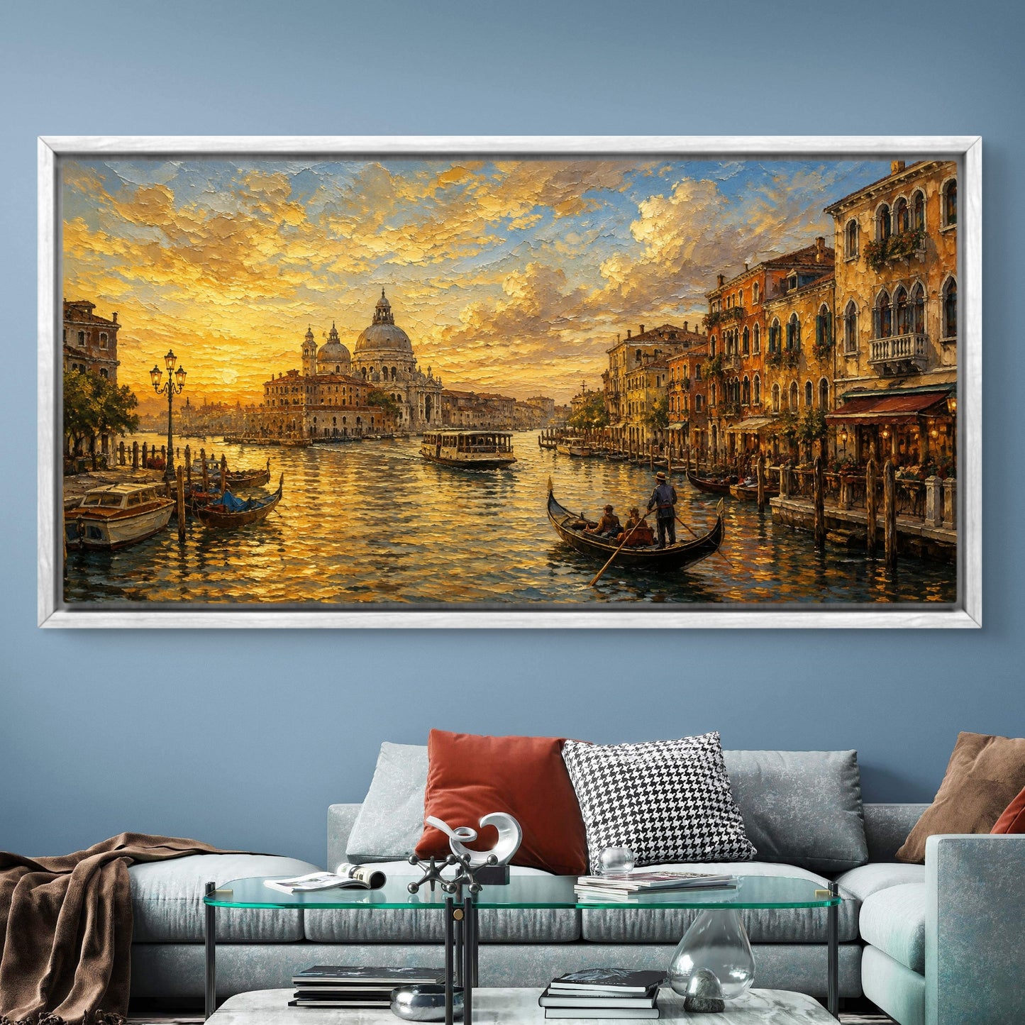 European Landscape Premium Canvas Painting - Buy Online | Decor By Neon