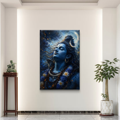 Lord Shiva Premium Canvas Painting