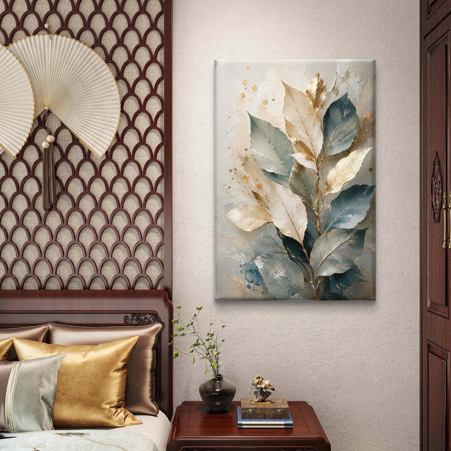 Botanical Luxury Premium Canvas Painting - Buy Online | Decor By Neon