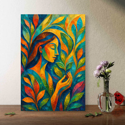 Modern Interiors Portrait Premium Canvas Painting