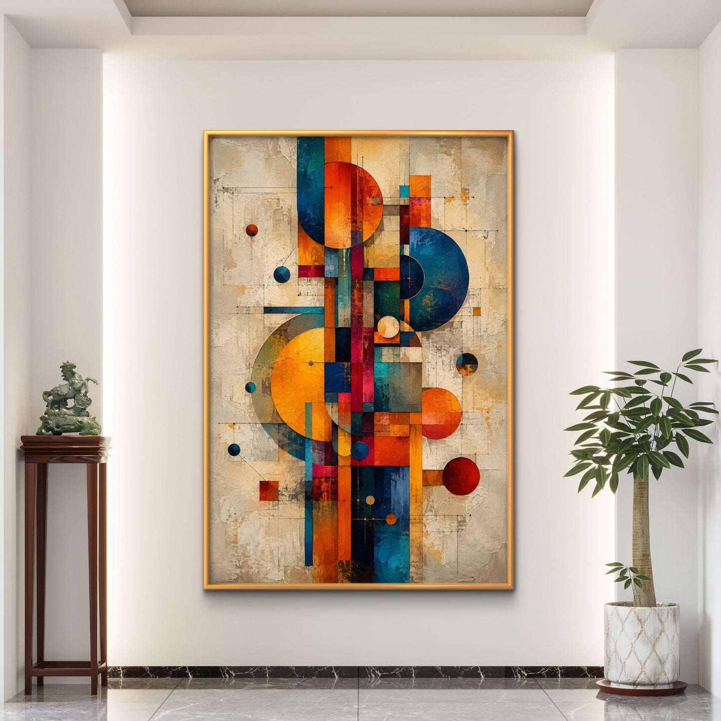Abstract Art Premium Canvas Painting - Buy Online | Decor By Neon