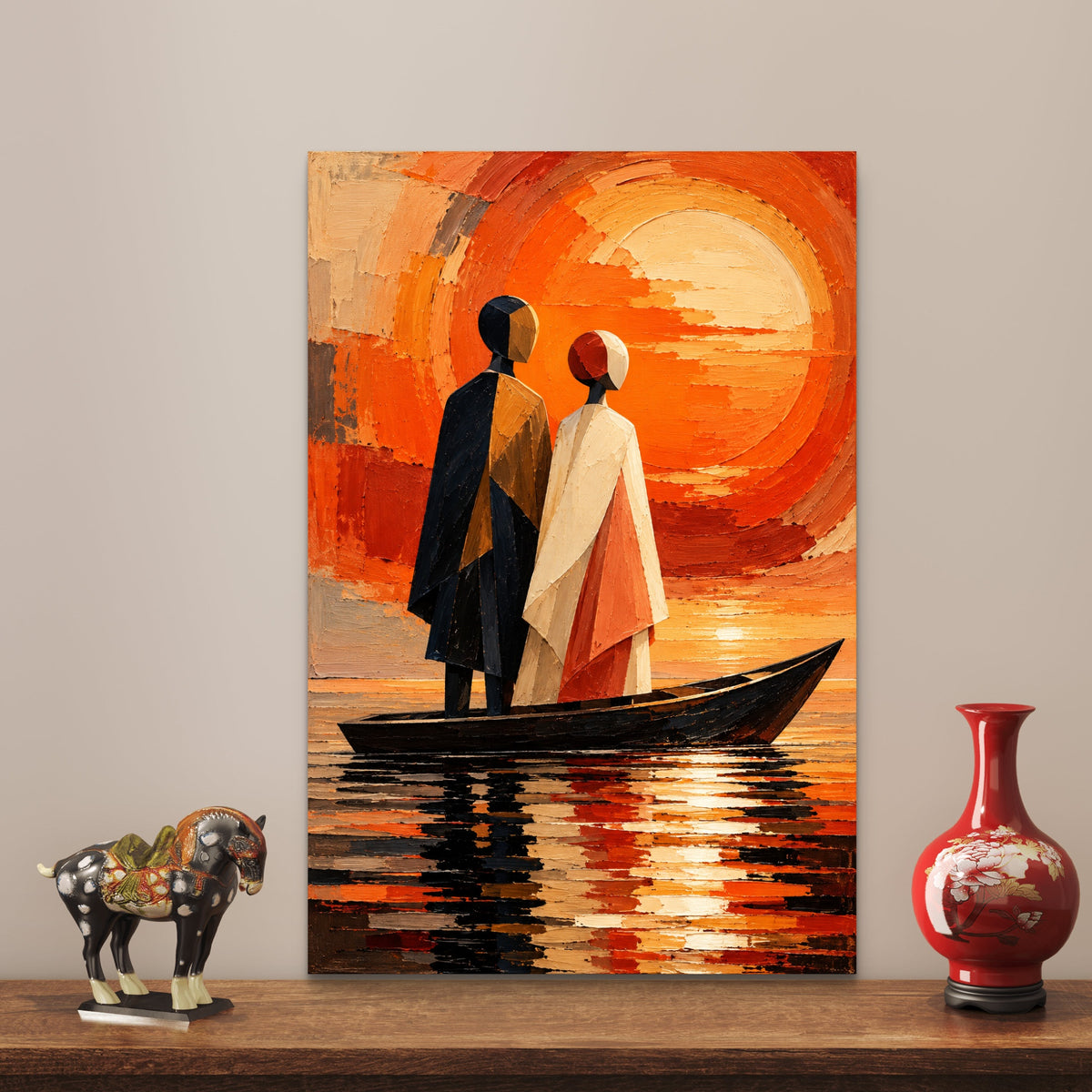 Abstract Art Premium Canvas Painting - Buy Online | Decor By Neon