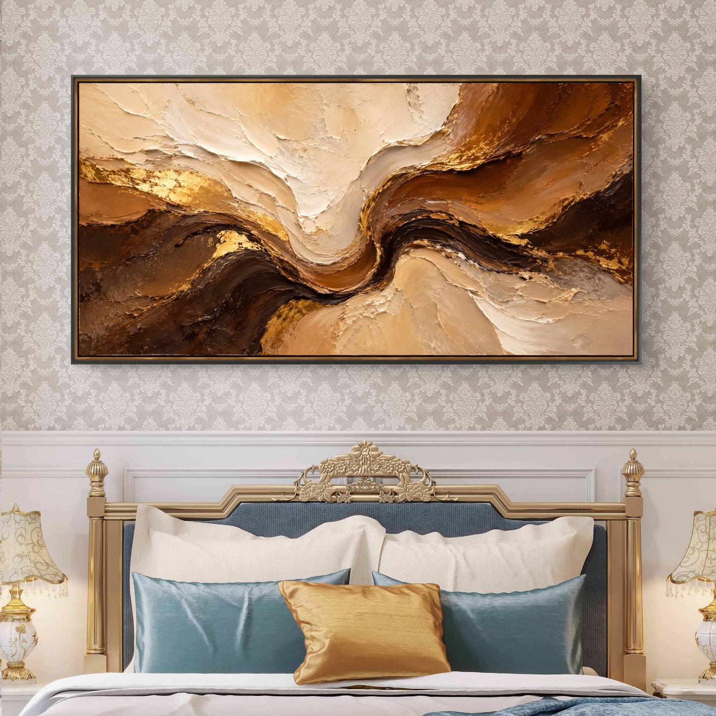 Luxury Neutral Premium Canvas Painting - Buy Online | Decor By Neon
