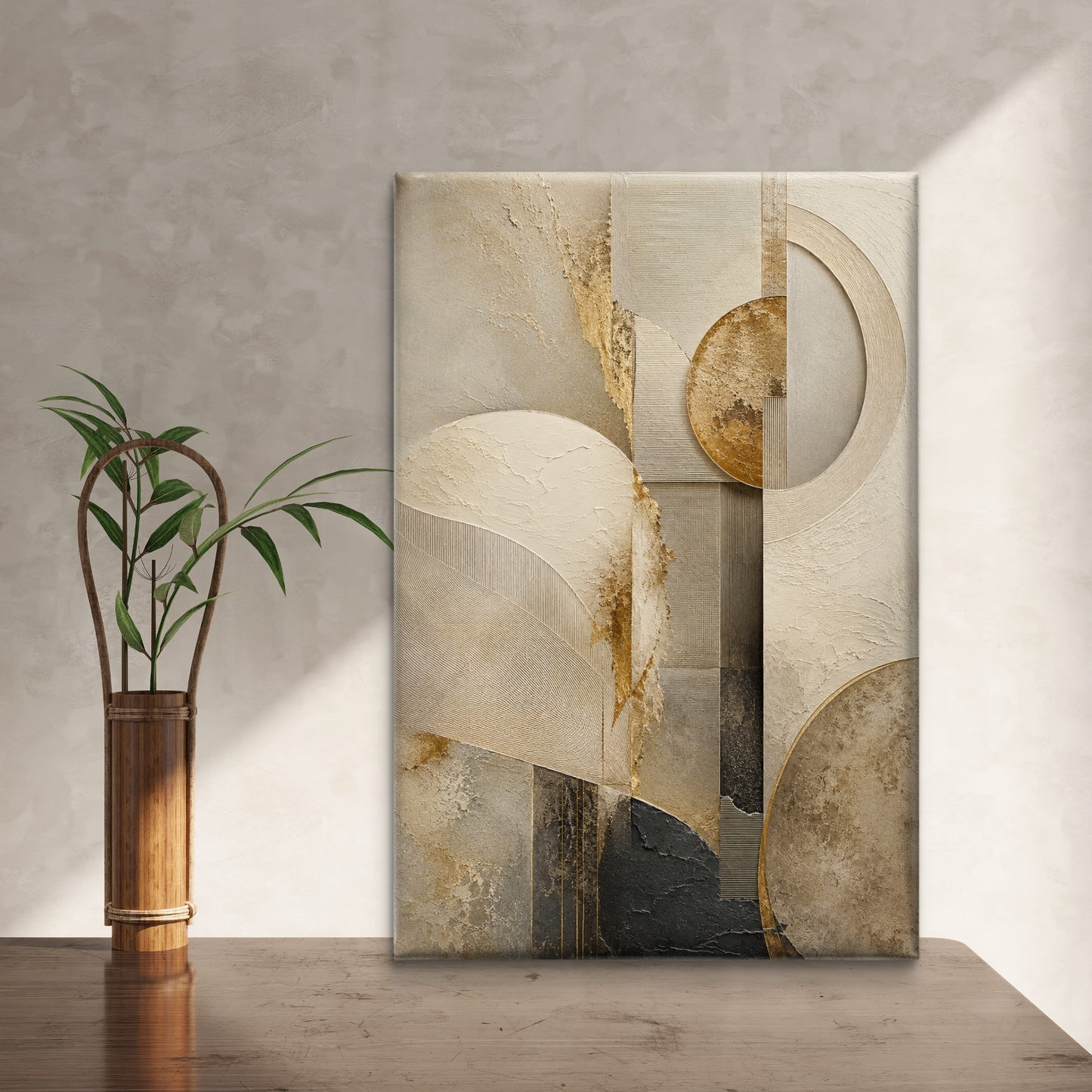Luxury Neutral Premium Canvas Painting - Buy Online | Decor By Neon
