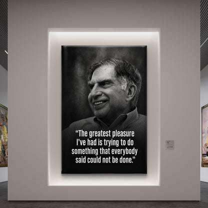 Ratan Tata Premium Canvas Painting