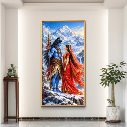 Lord Shiva Premium Canvas Painting