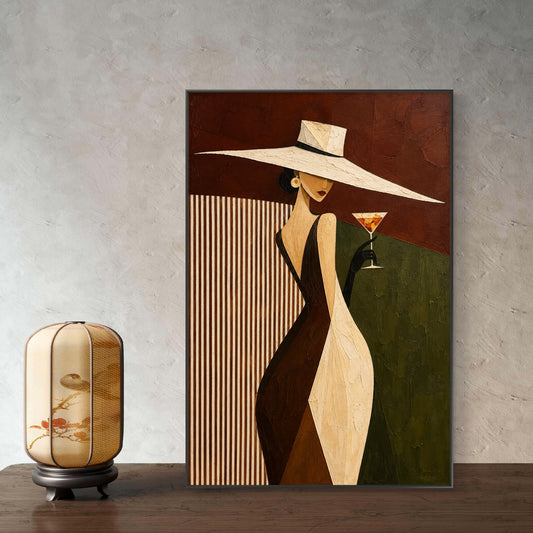 Modern Interiors Portrait Premium Canvas Painting - Canvas Wall Art | Decor By Neon