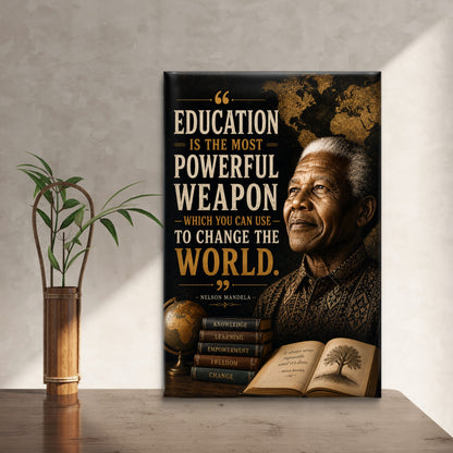 Nelson Mandela Premium Canvas Painting