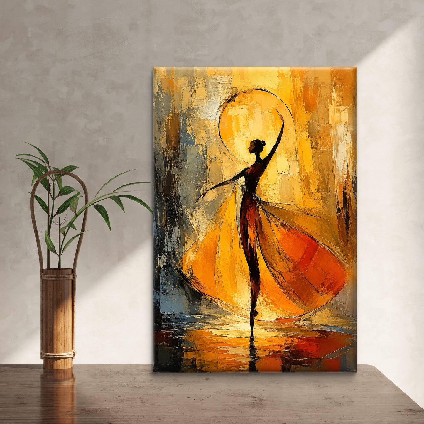 Modern Interiors Portrait Premium Canvas Painting - Buy Online | Decor By Neon