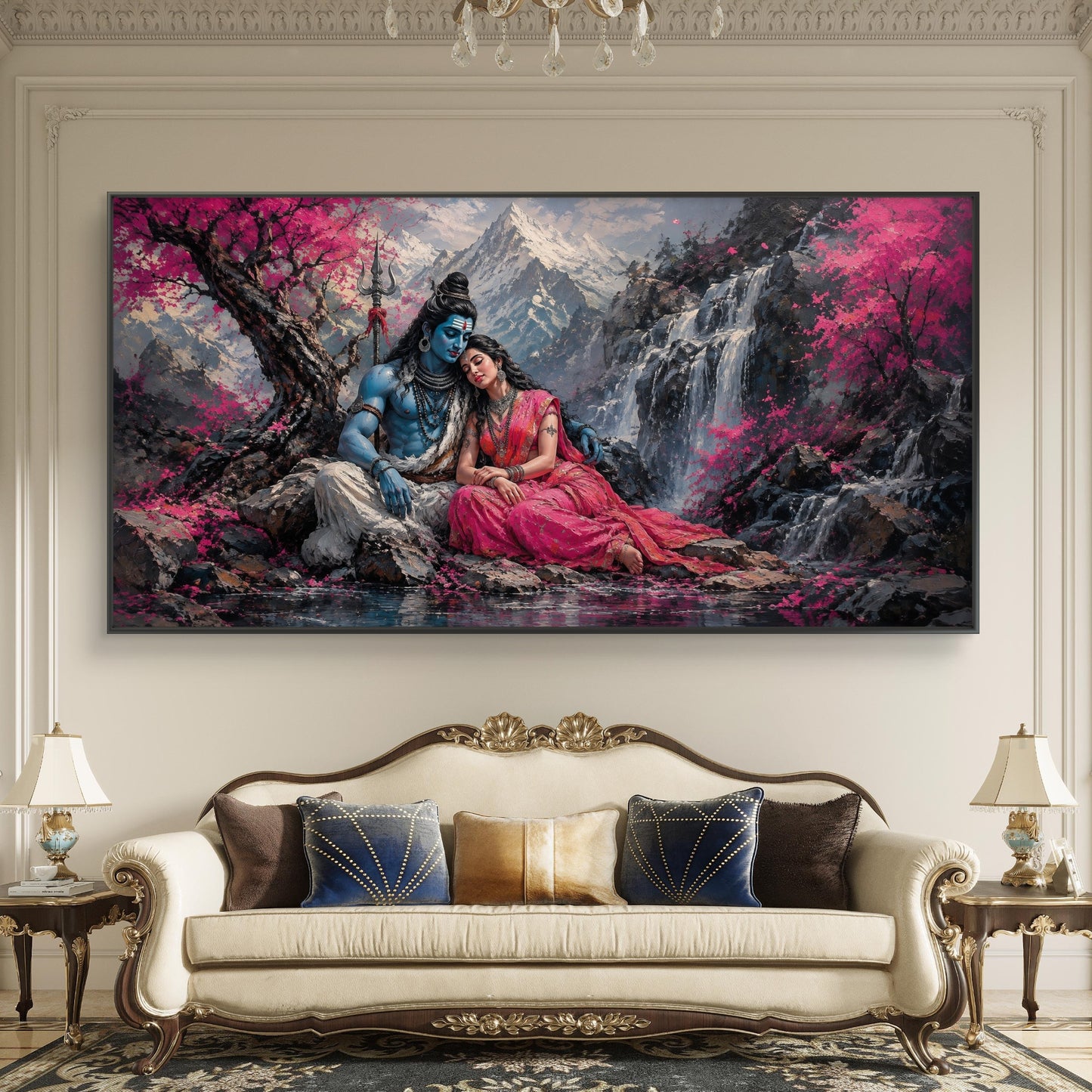 Lord Shiva Premium Canvas Painting - Buy Online | Decor By Neon