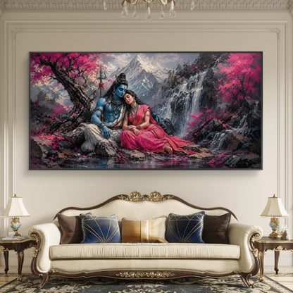 Lord Shiva Premium Canvas Painting