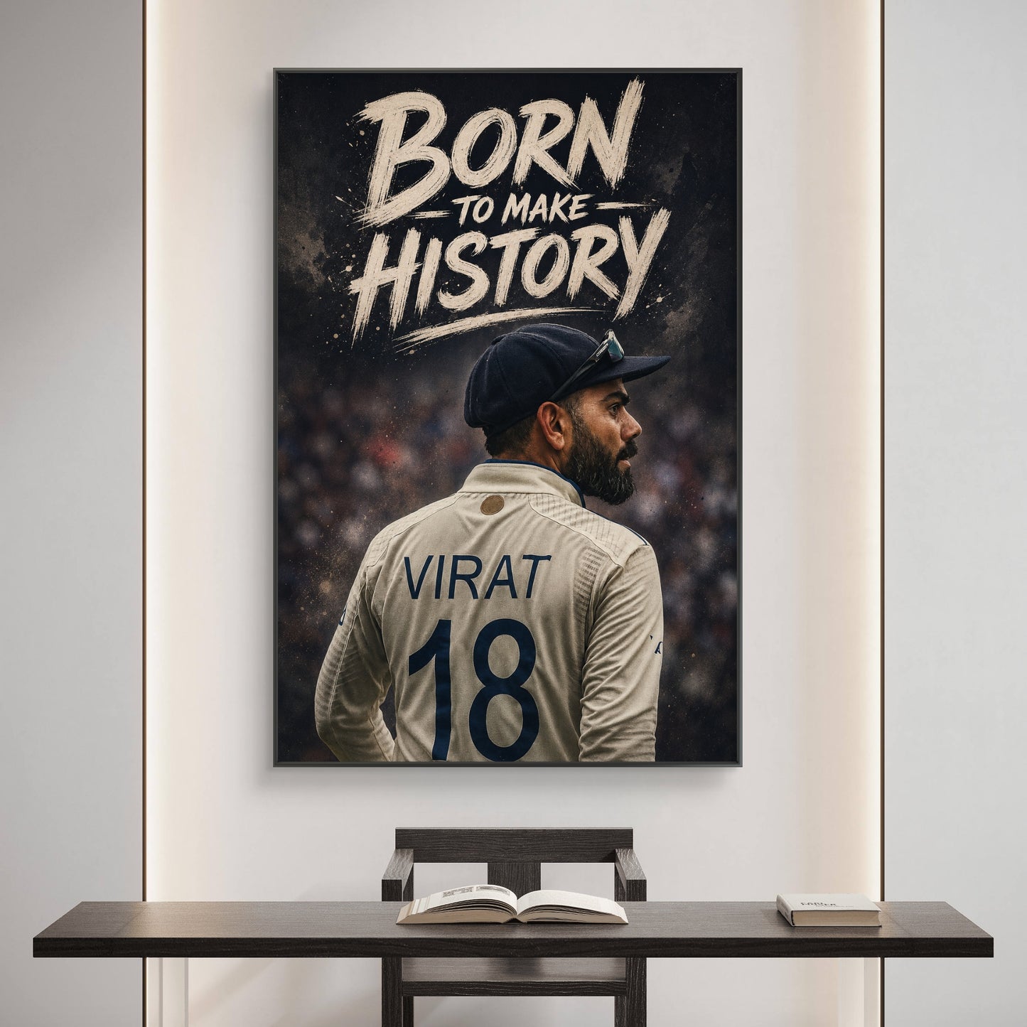 Virat Kohli  Premium Canvas Painting - Buy Online | Decor By Neon