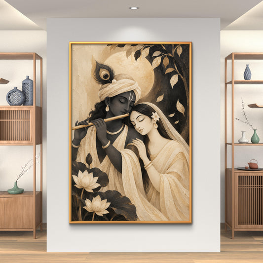 Radha Krishna Premium Canvas Painting - Premium Wall Art | Decor By Neon