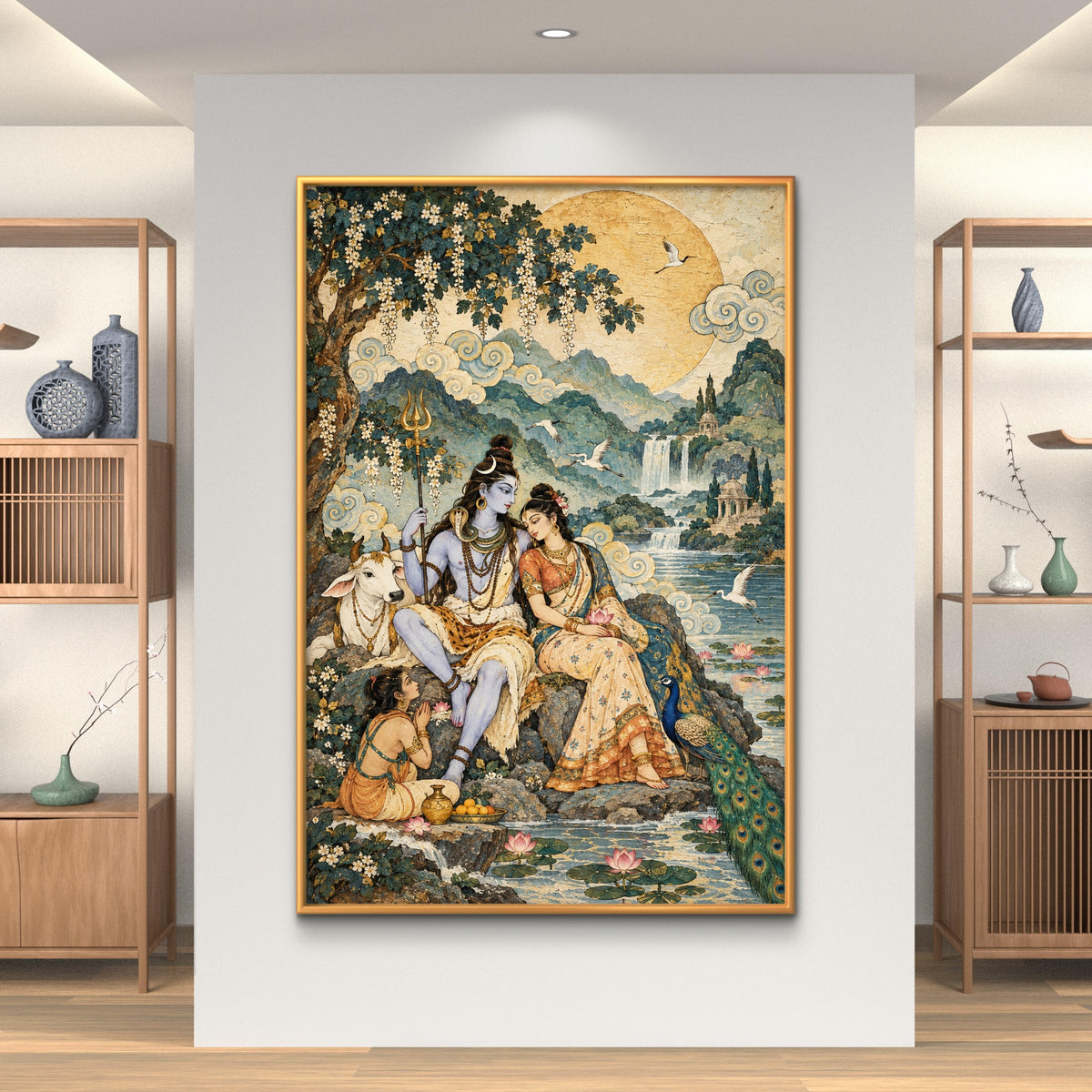 Lord Shiva Premium Canvas Painting - Buy Online | Decor By Neon