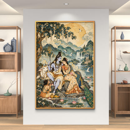 Lord Shiva Premium Canvas Painting