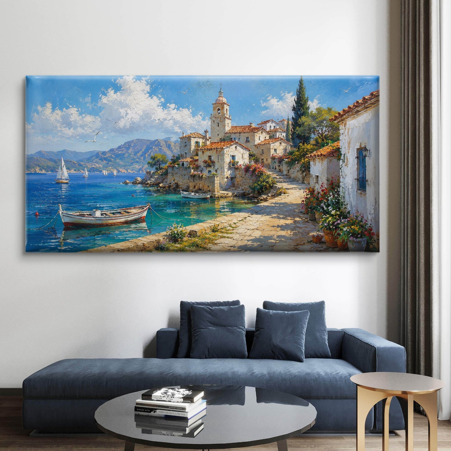 European Landscape Premium Canvas Painting - Buy Online | Decor By Neon
