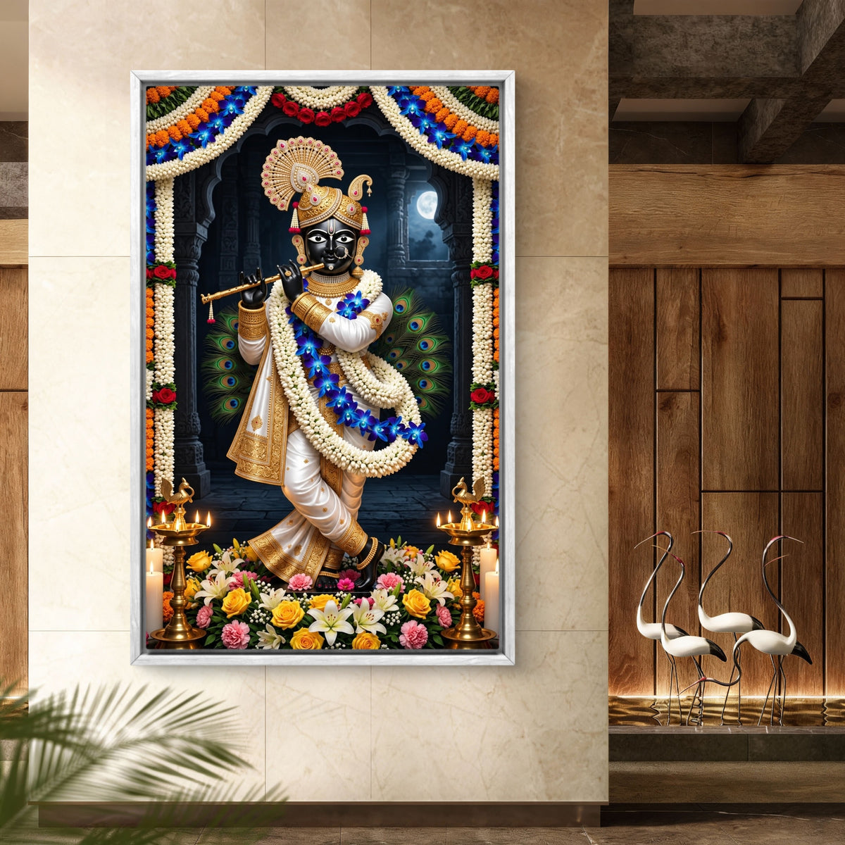 Traditional Pichwai Shrinathji Premium Canvas Painting - Buy Online | Decor By Neon