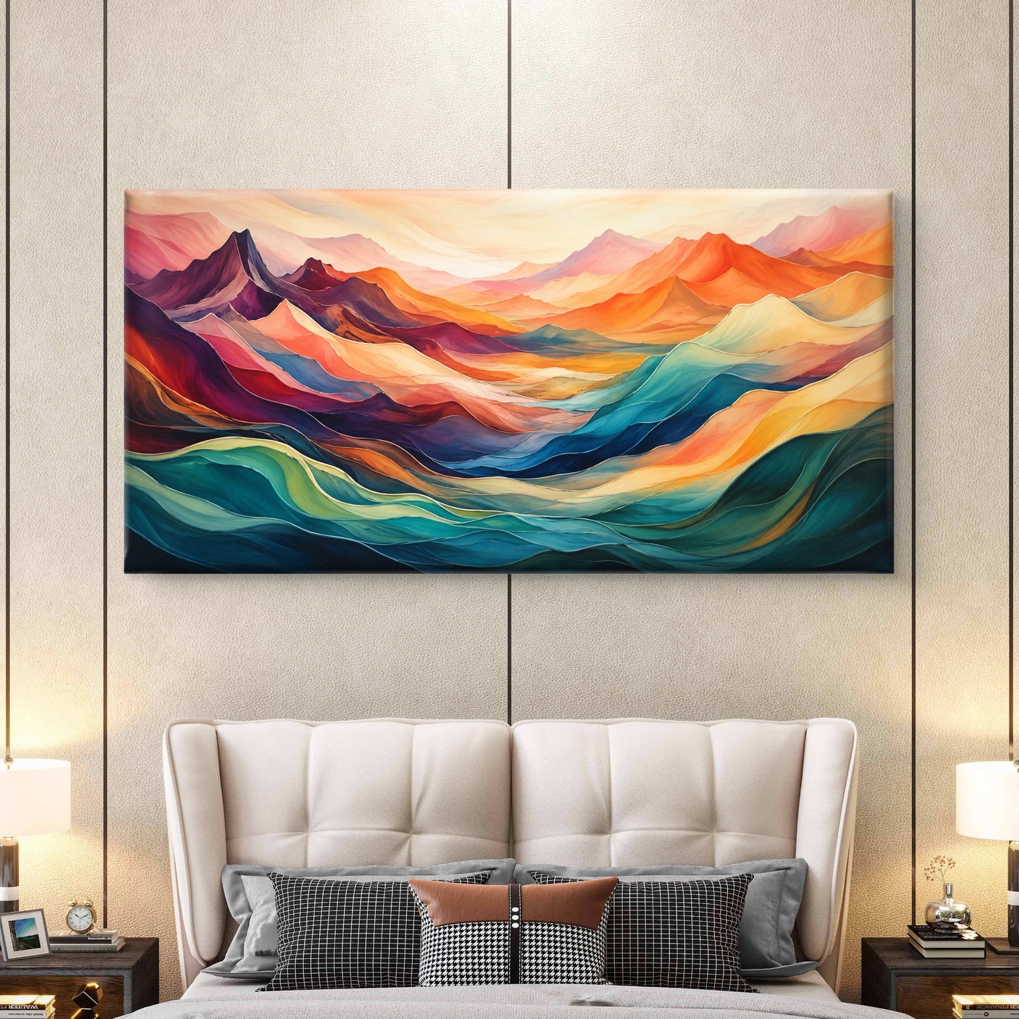 Abstract Art Premium Canvas Painting - Buy Online | Decor By Neon