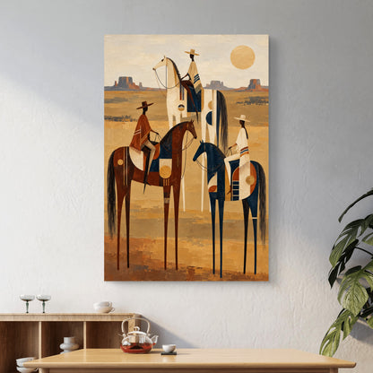 Modern Interiors Portrait Premium Canvas Painting