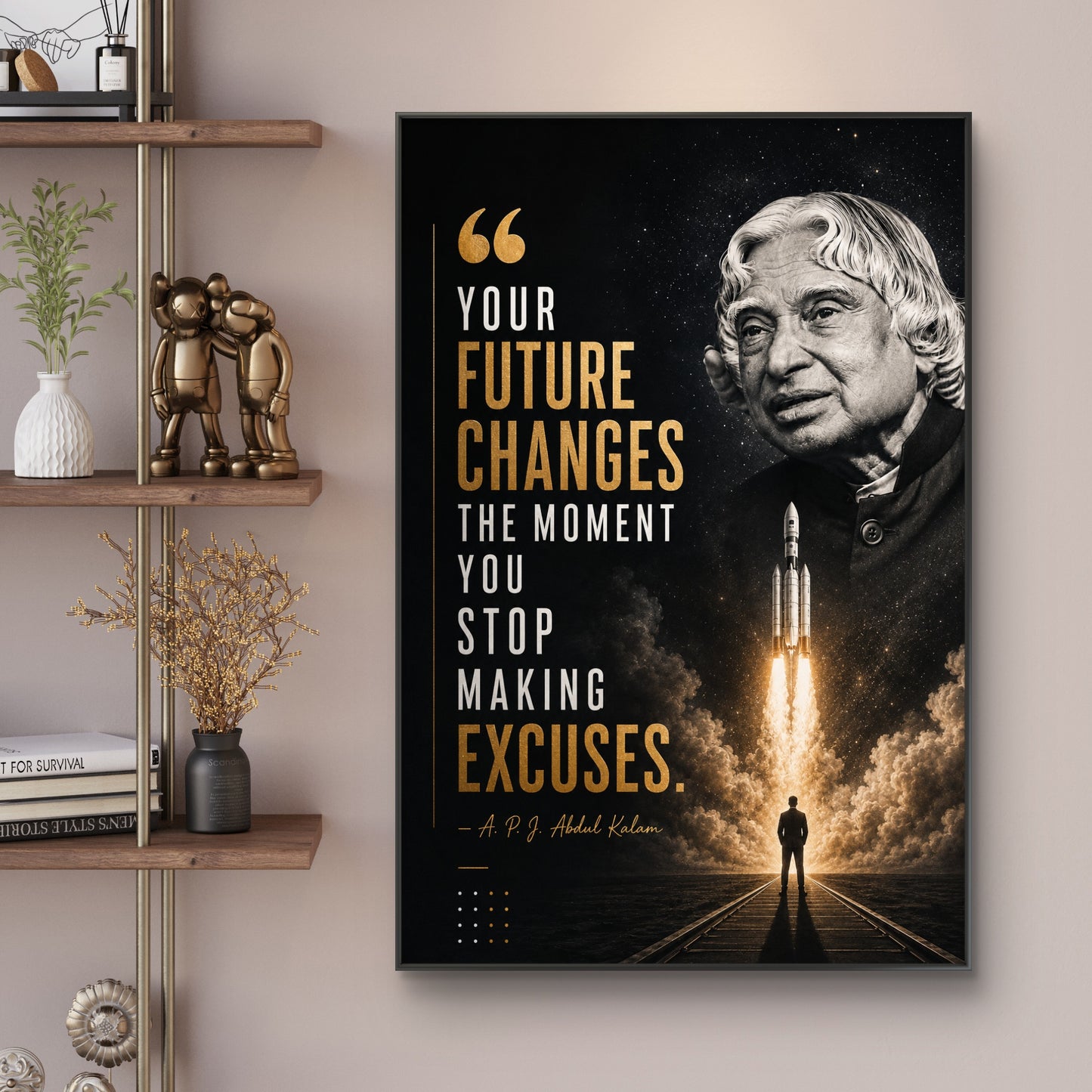 APJ Abdul Kalam Premium Canvas Painting - Buy Online | Decor By Neon