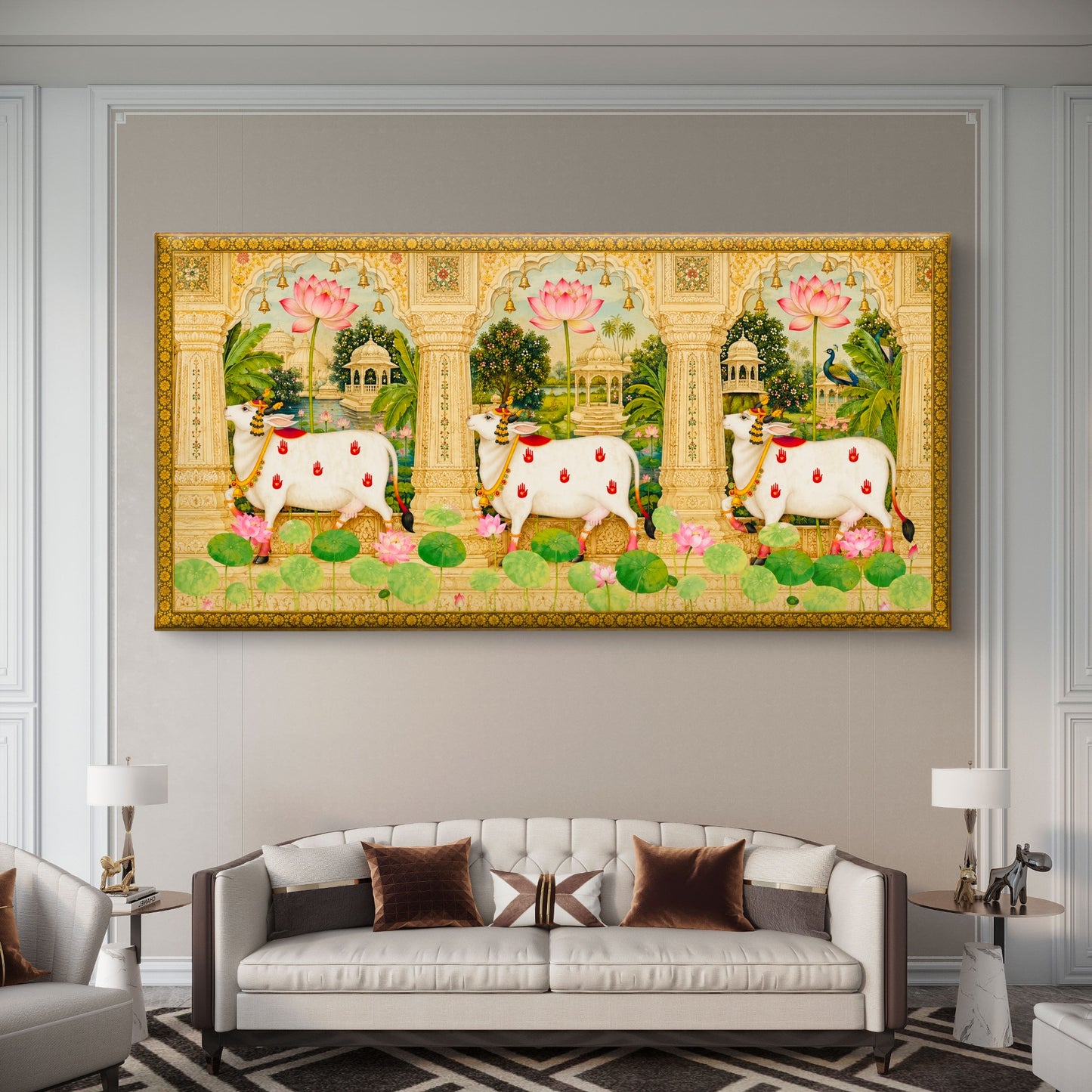 Traditional Pichwai Shrinathji Premium Canvas Painting - Buy Online | Decor By Neon