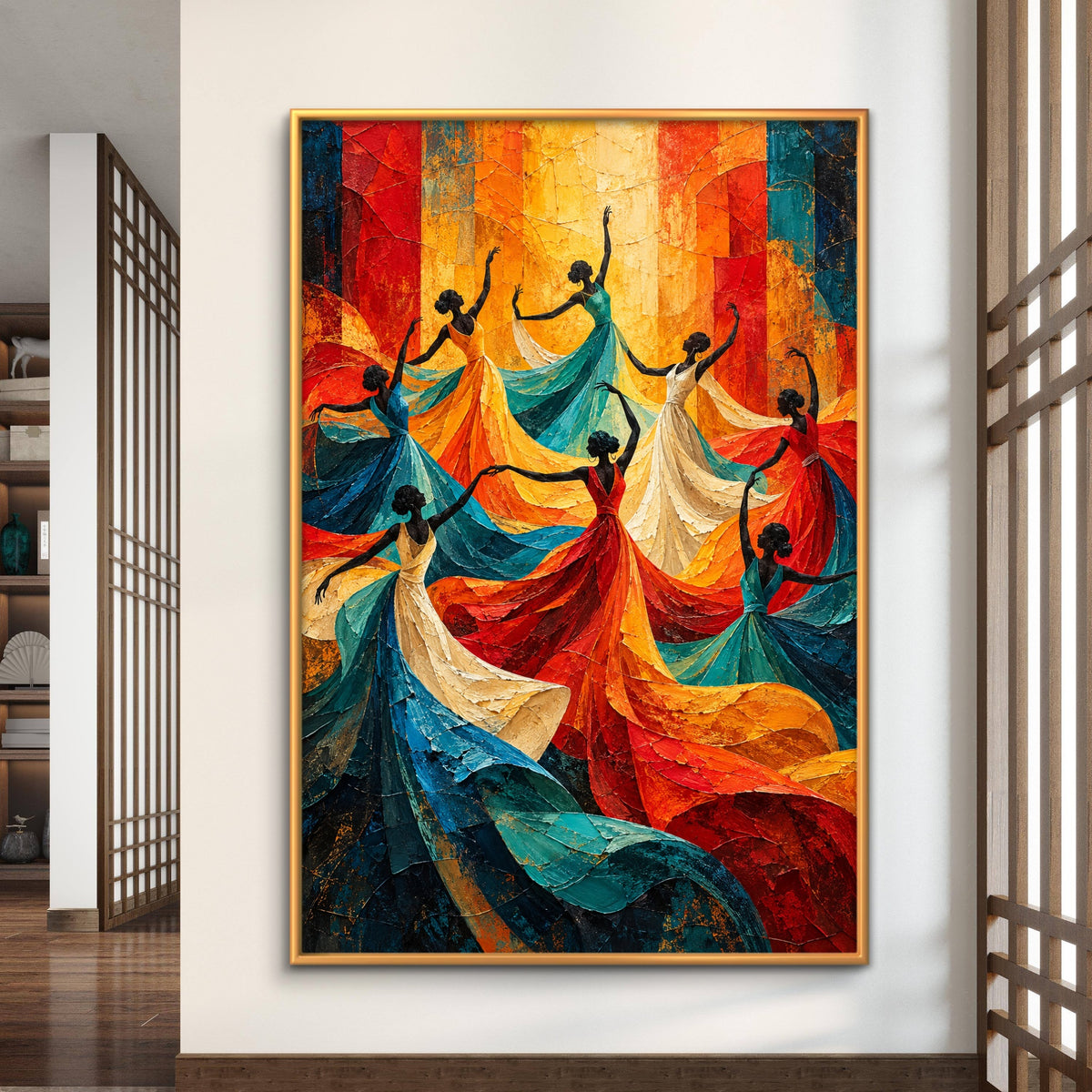 Abstract Art Premium Canvas Painting - Buy Online | Decor By Neon