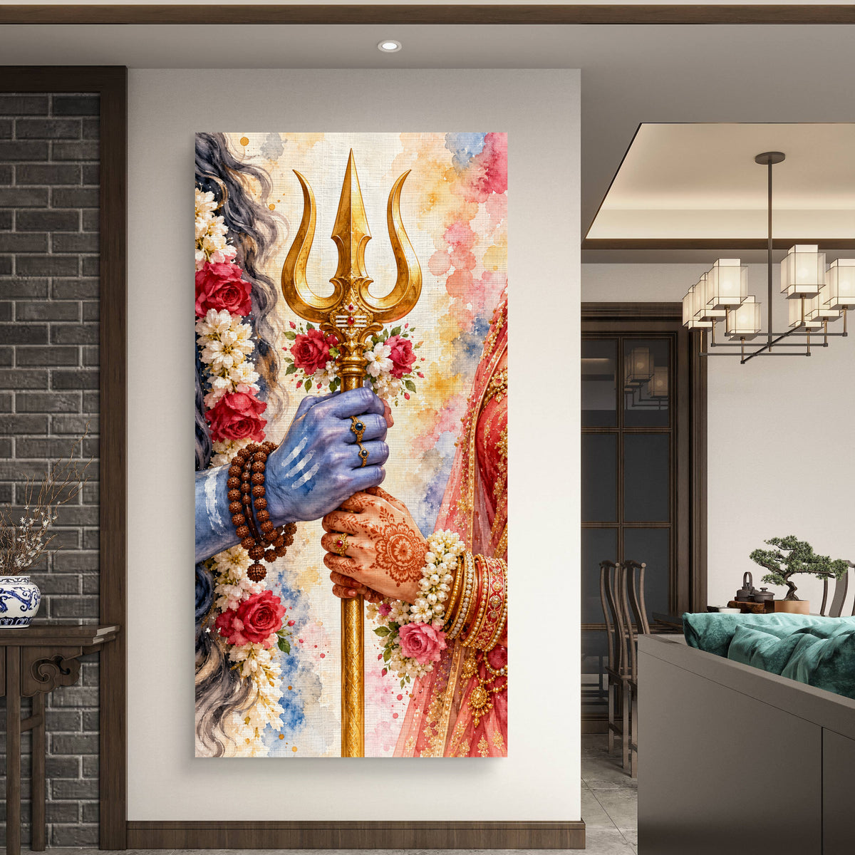 Lord Shiva Premium Canvas Painting - Buy Online | Decor By Neon