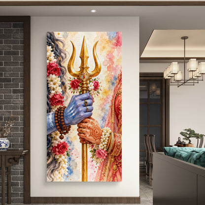 Lord Shiva Premium Canvas Painting